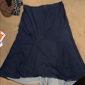 Long Denim Skirt